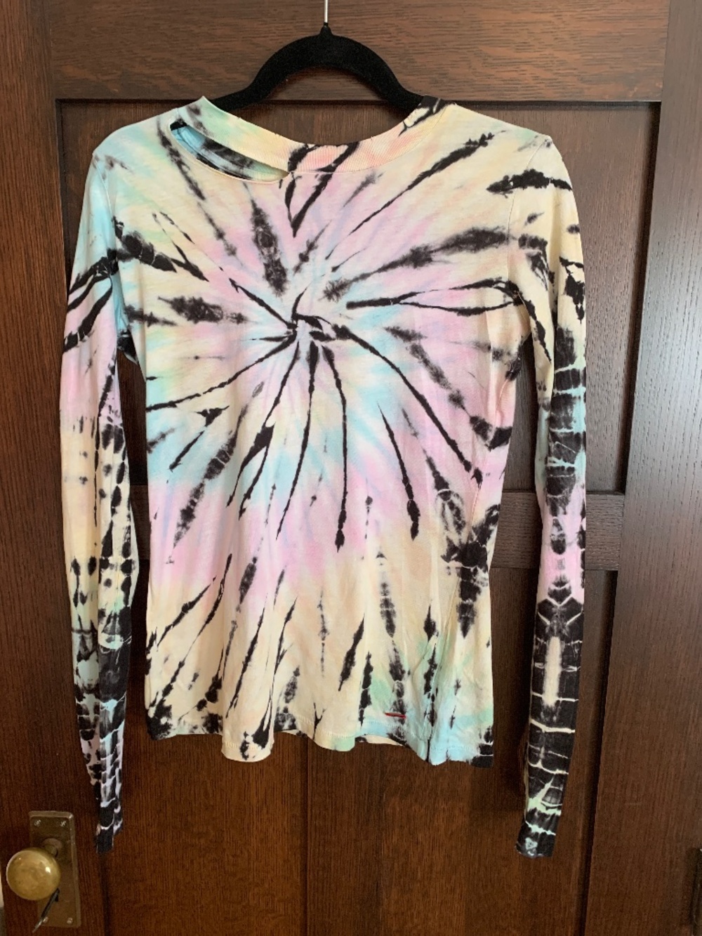 Philanthropy Distressed Tie Dye Tee
